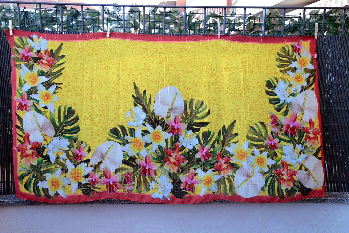 STOLA/PAREO CHIFFON TROPICALE