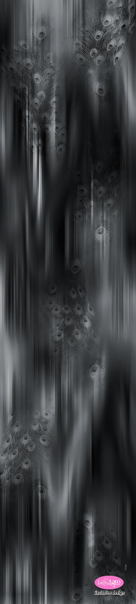 SCIARPA PURA SETA SFUMATA PAVONE