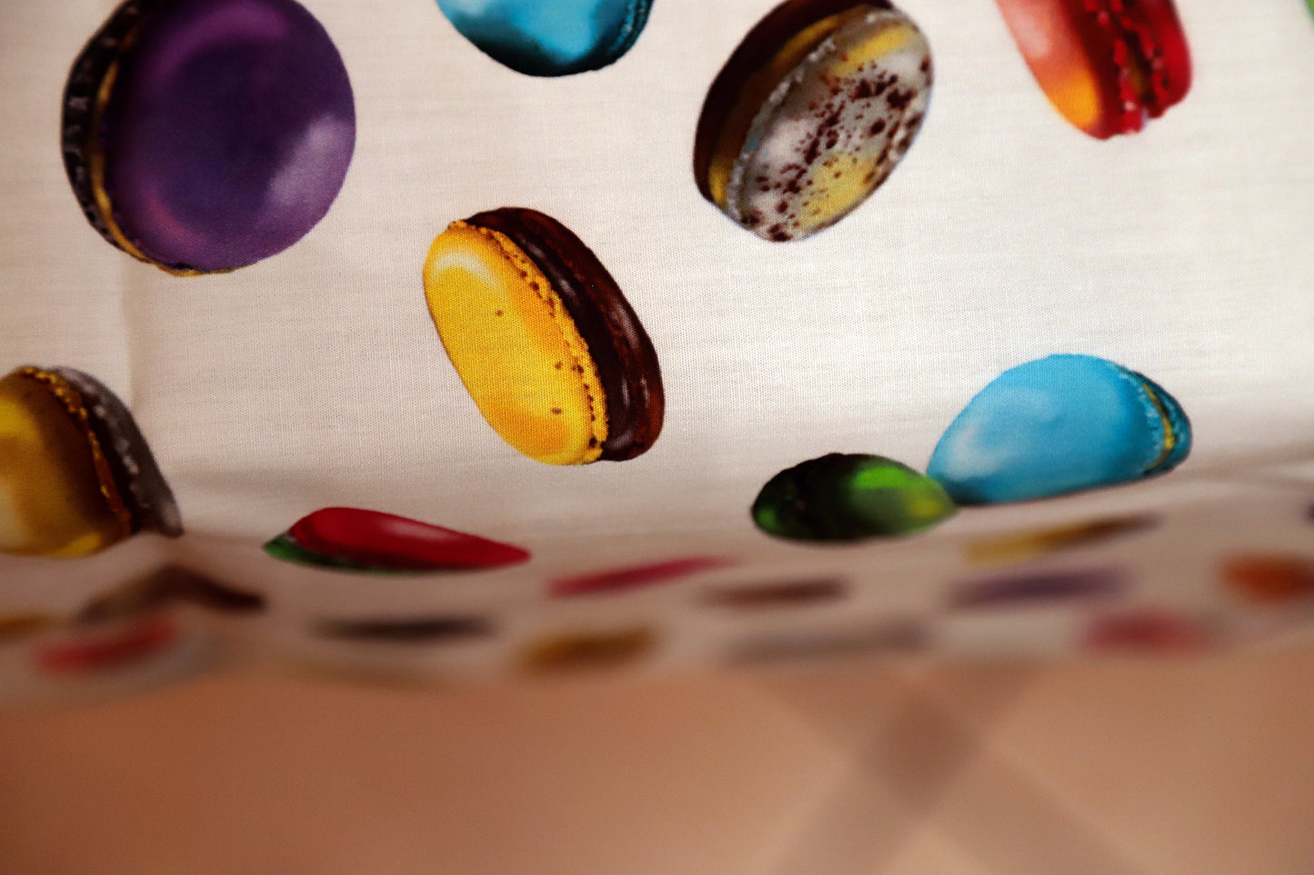 TOVAGLIA MACARONS tela puro cotone