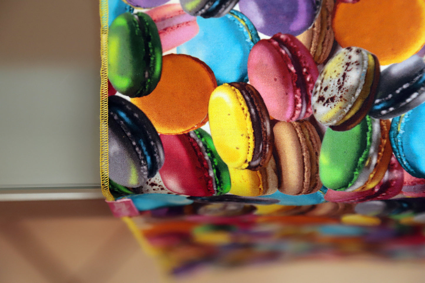 TOVAGLIA MACARONS tela puro cotone