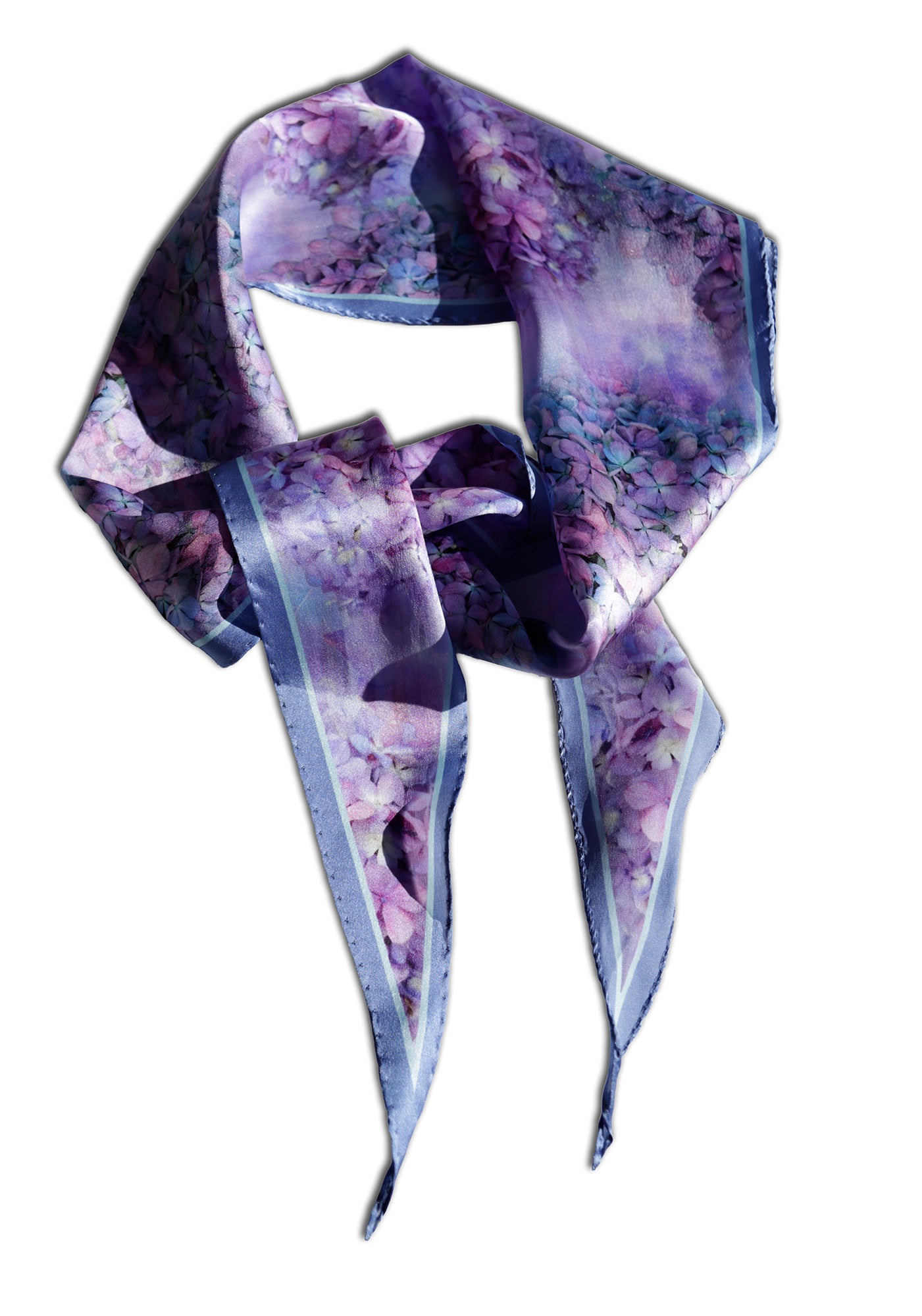 FOULARD ROMBO PURA SETA ORTENSIE