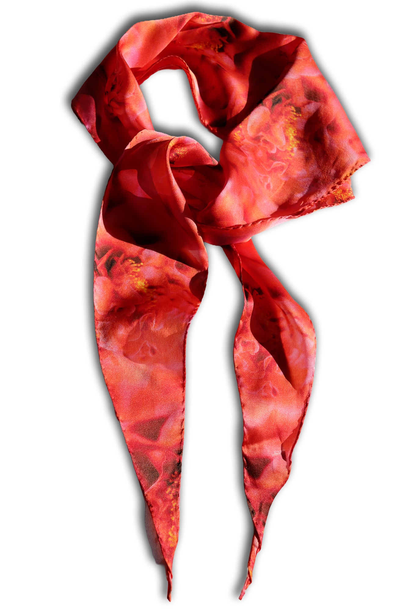 FOULARD ROMBO PURA SETA CAMELIE