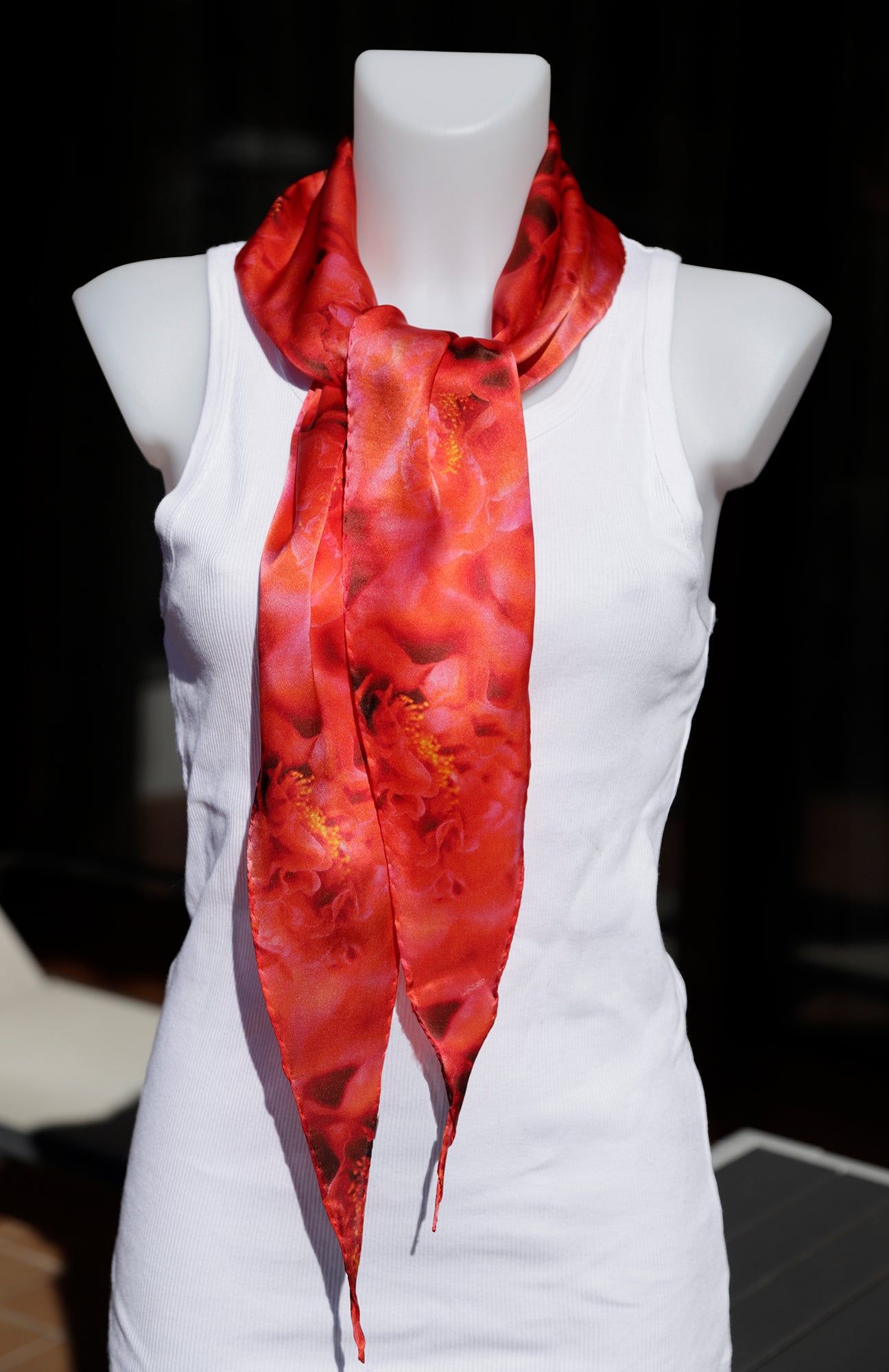 FOULARD ROMBO PURA SETA CAMELIE