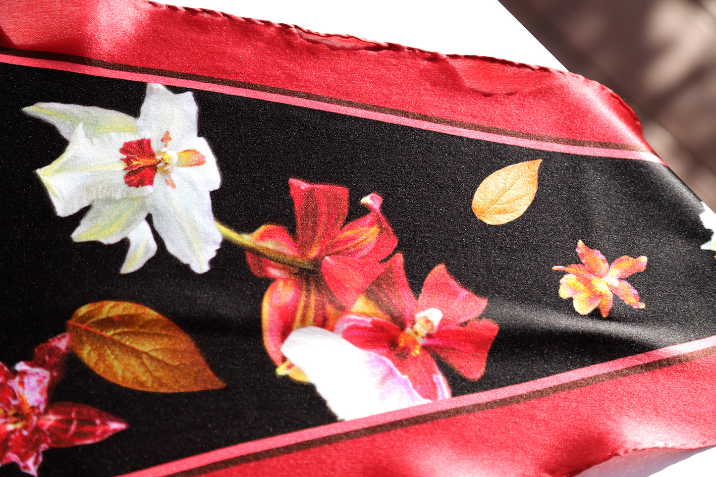 FOULARD ROMBO PURA SETA TROPICALE