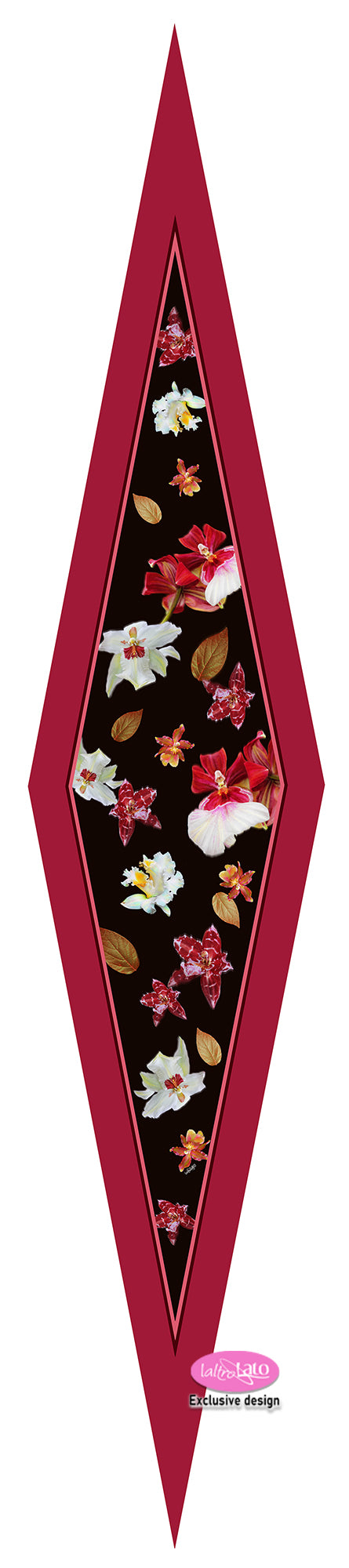 FOULARD ROMBO PURA SETA TROPICALE