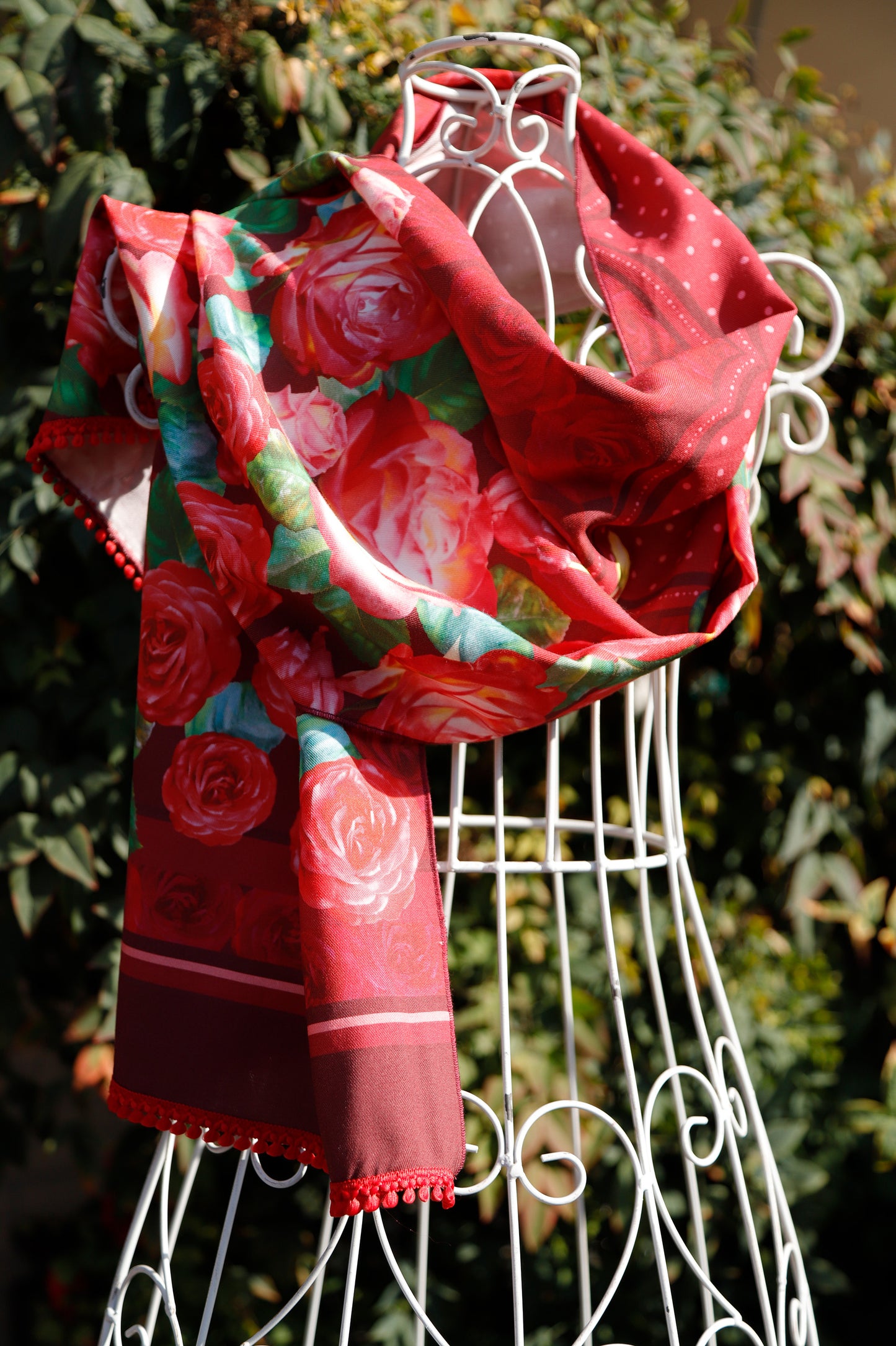 SCIARPE TWILL VISCOSA ROSE