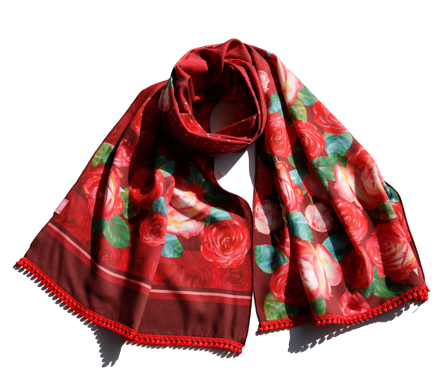 SCIARPE TWILL VISCOSA ROSE