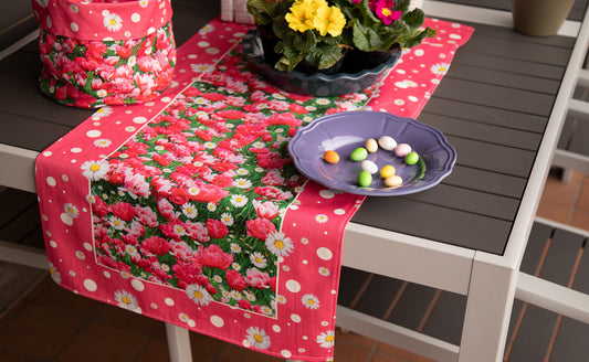 RUNNER MARGHERITE twill puro cotone