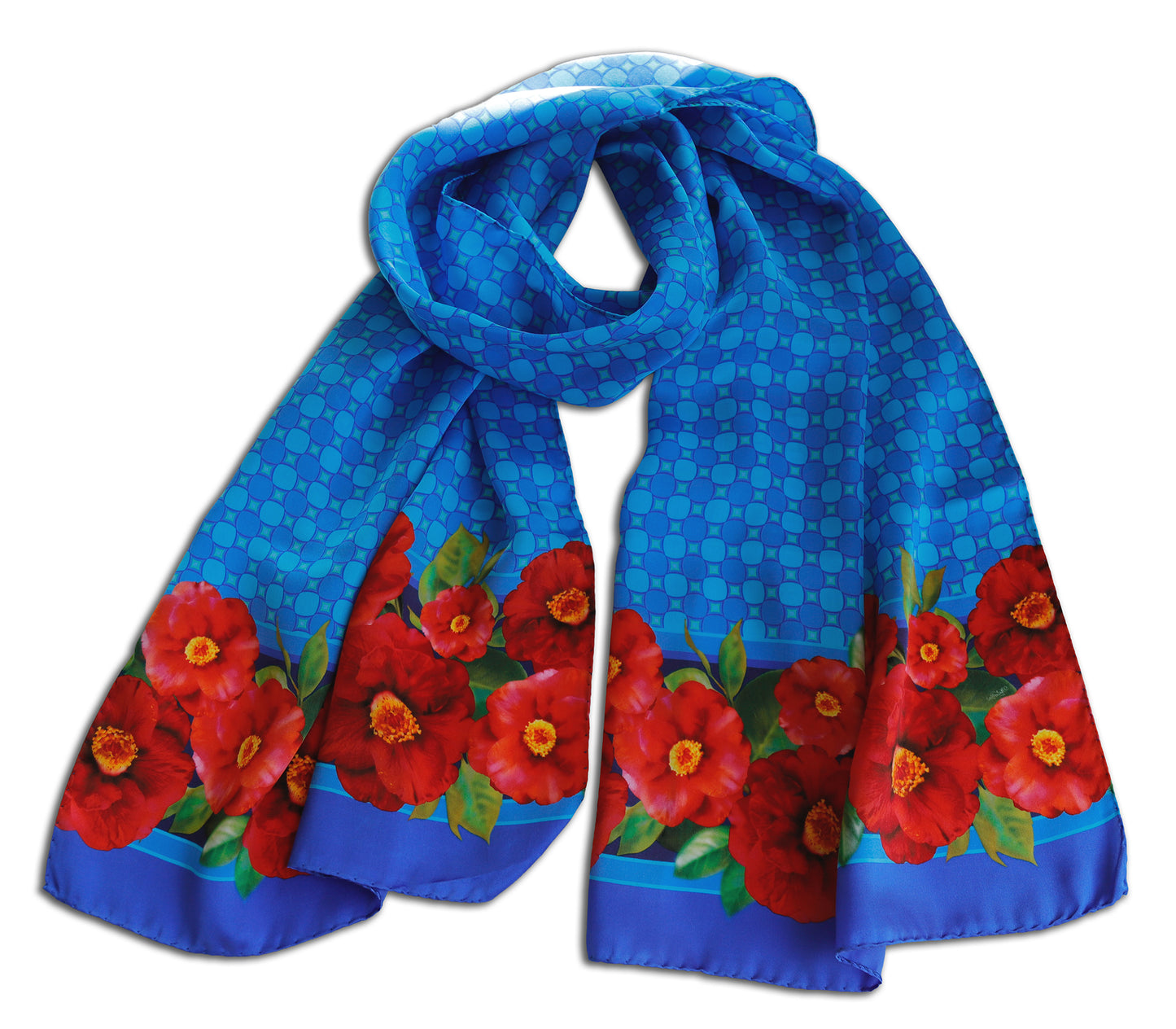 SCIARPA PURA SETA CAMELIE