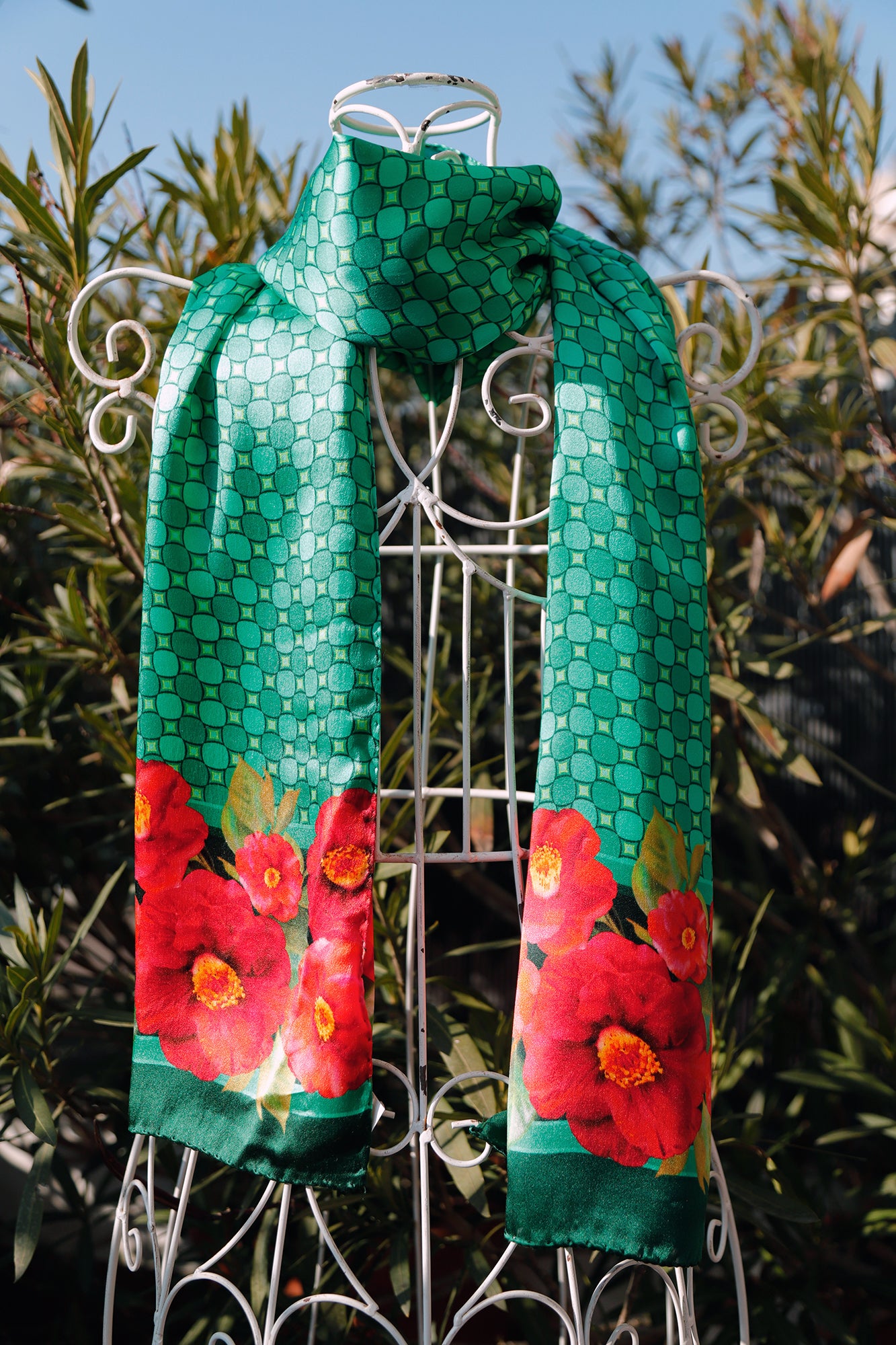 SCIARPA PURA SETA CAMELIE