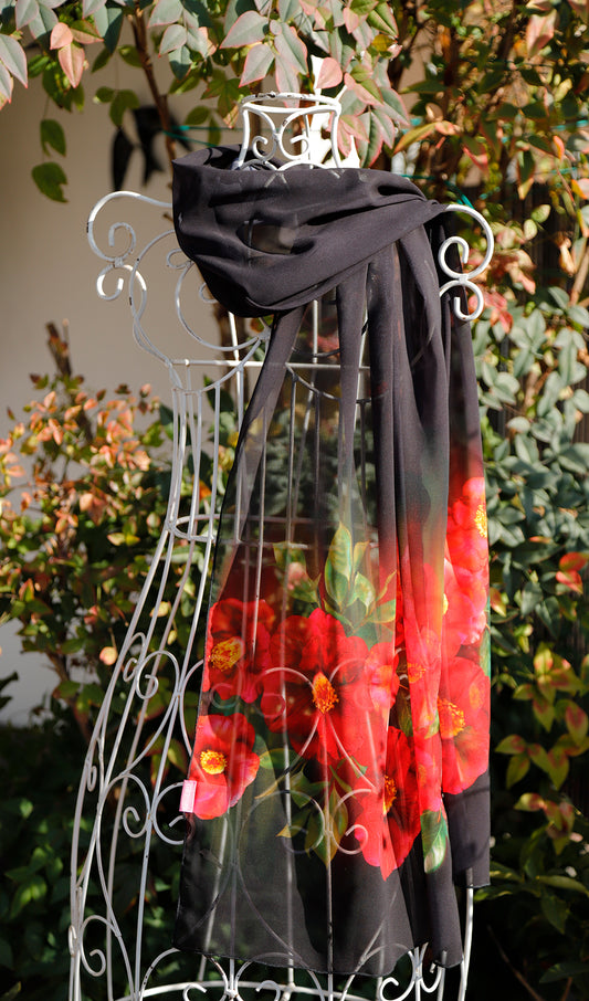 SCIARPA GEORGETTE CAMELIE
