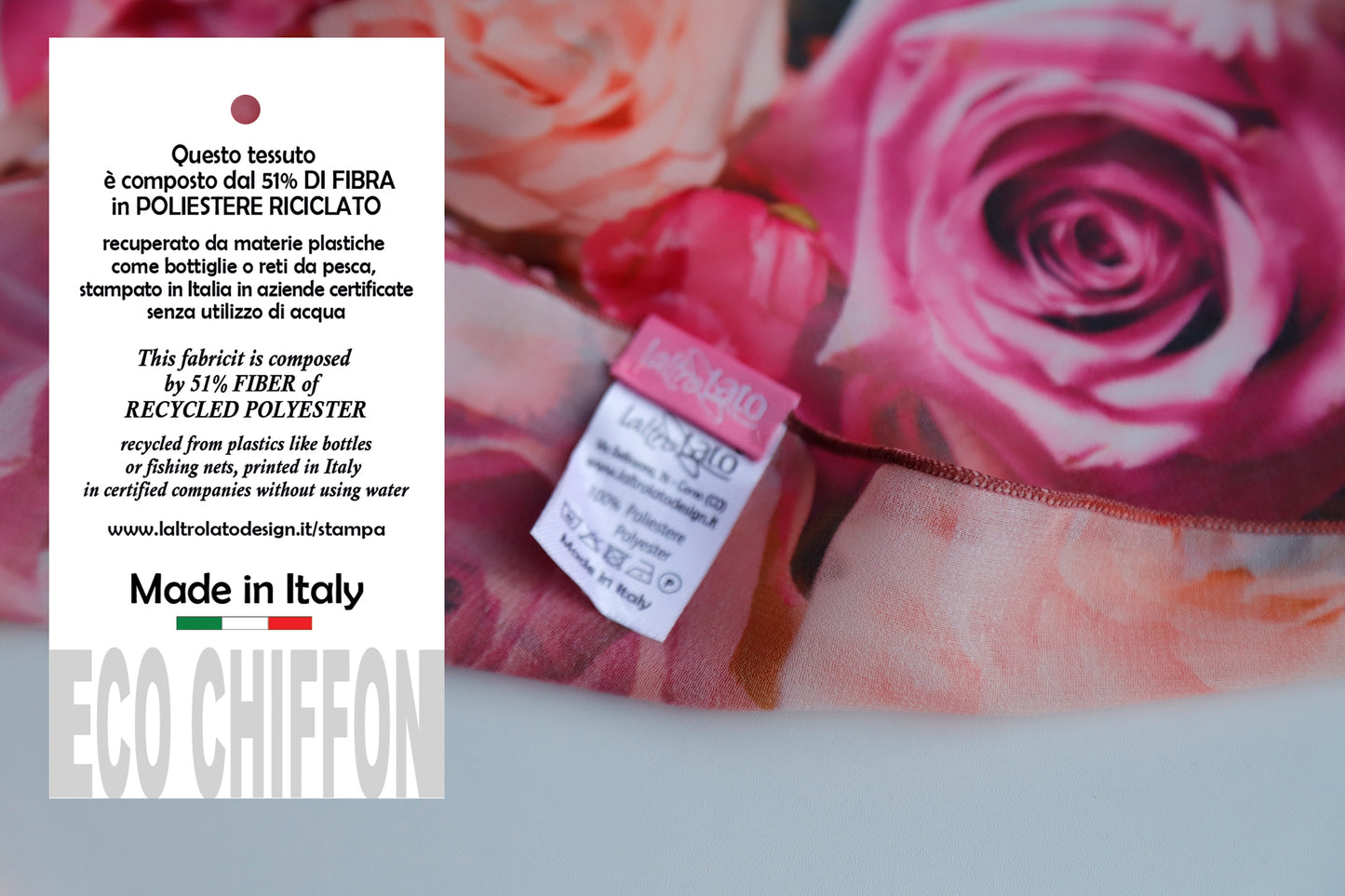 SCIARPE ROSE ECO-CHIFFON