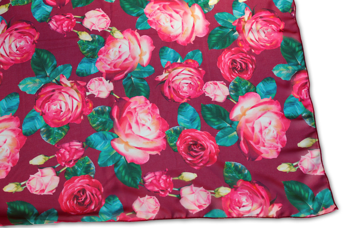 SCIARPA GRANDE ROSE ECO-CHIFFON