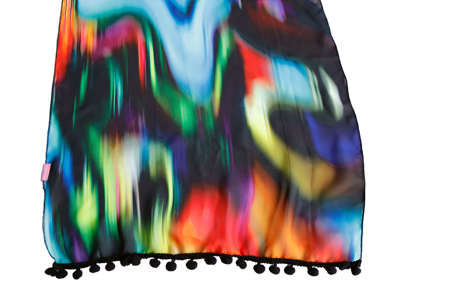 SCIARPA CHIFFON FLUIDO NERA