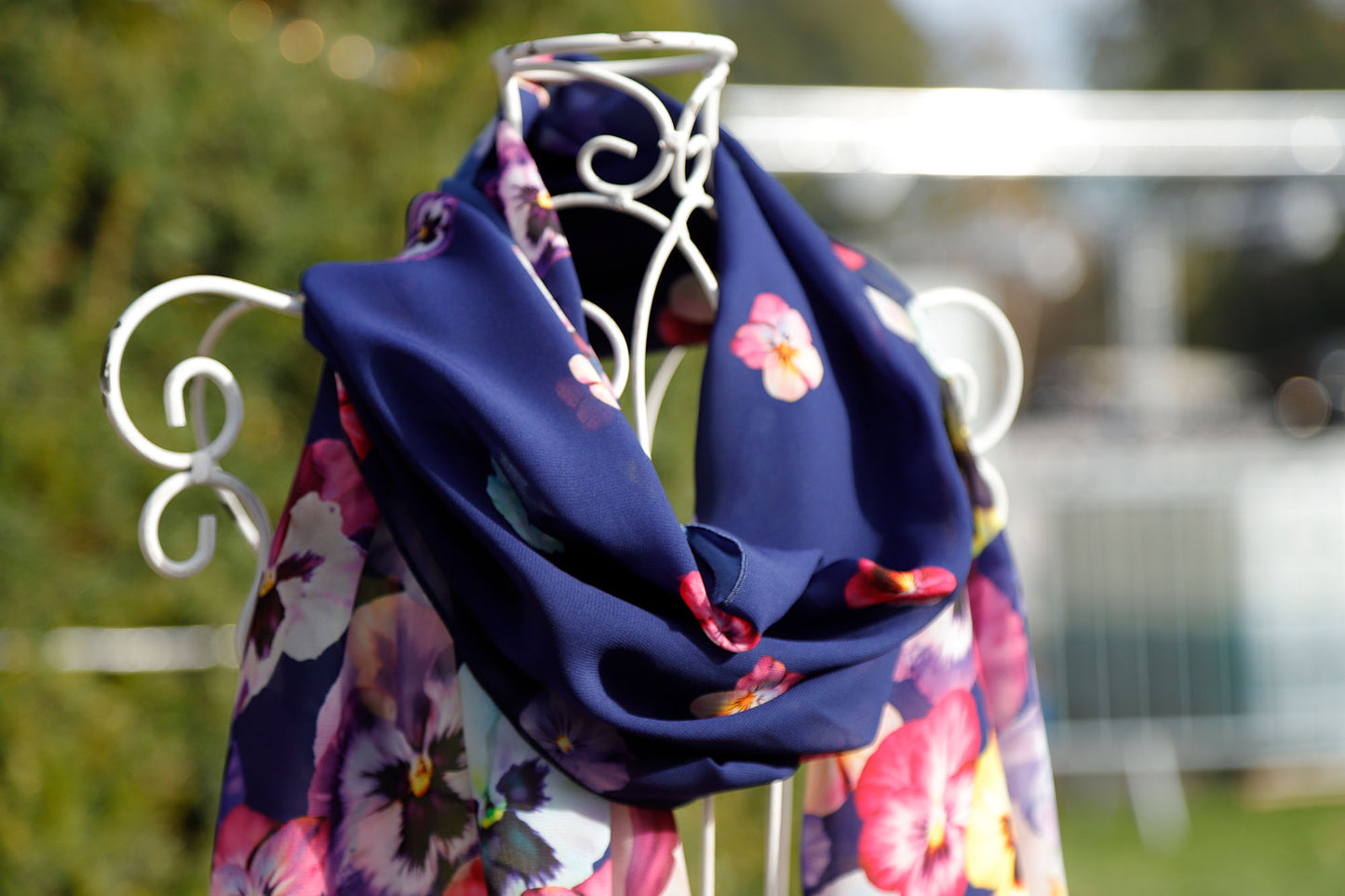 SCIARPA CHIFFON  VIOLETTE