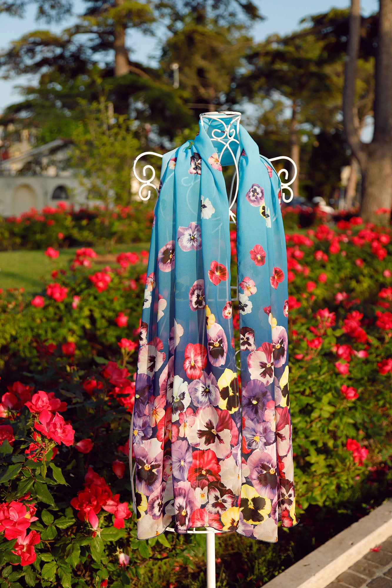 SCIARPA CHIFFON  VIOLETTE