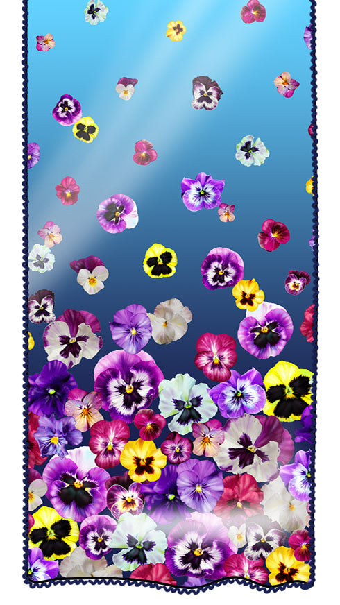 SCIARPA CHIFFON  VIOLETTE