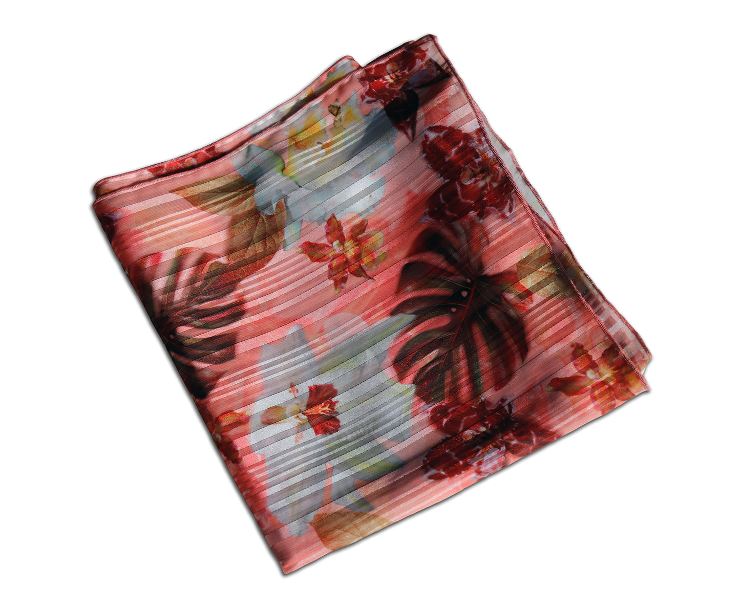 SCIARPA TROPICALE ECO-CHIFFON LUREX