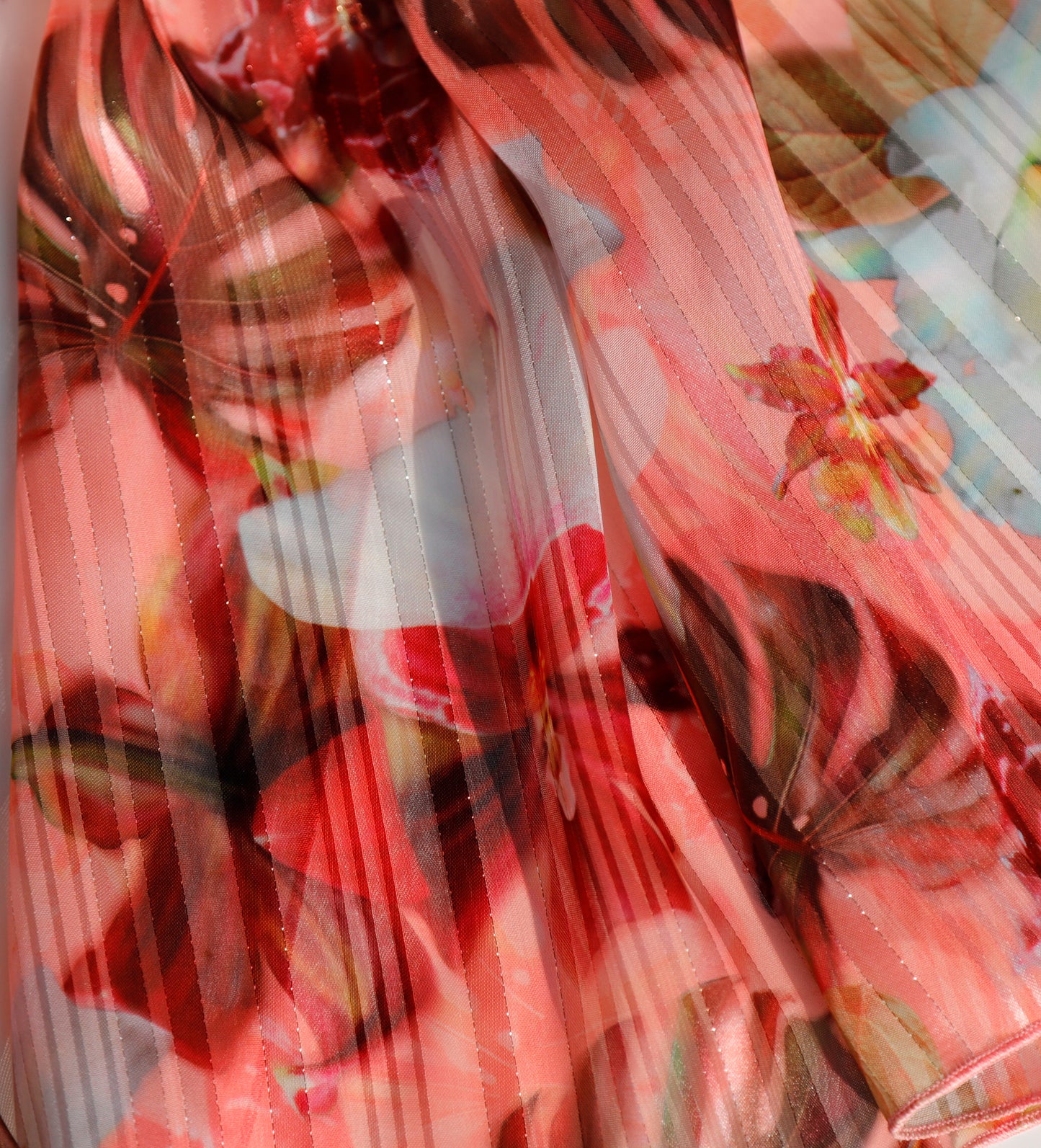 SCIARPA TROPICALE ECO-CHIFFON LUREX