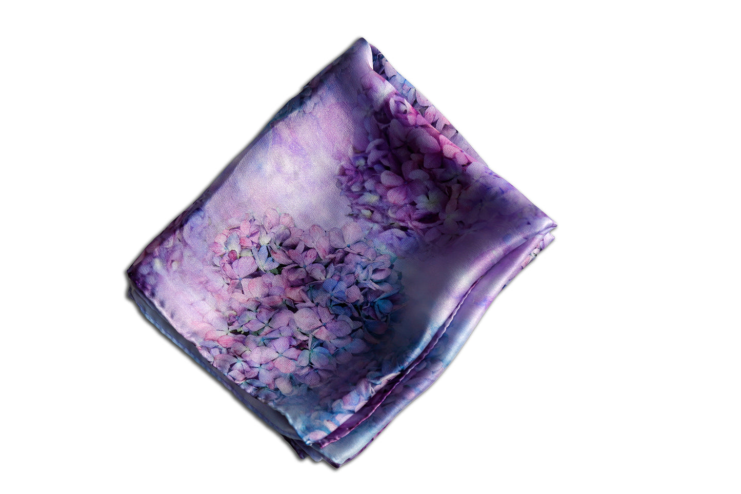 SCIARPA PURA SETA ORTENSIE