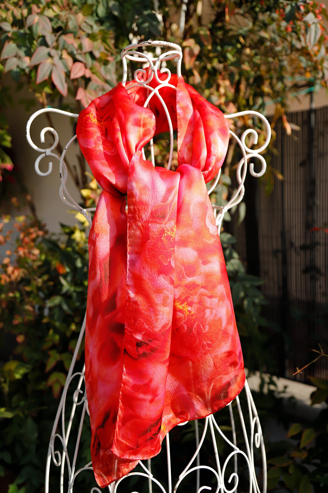 SCIARPA PURA SETA CAMELIE