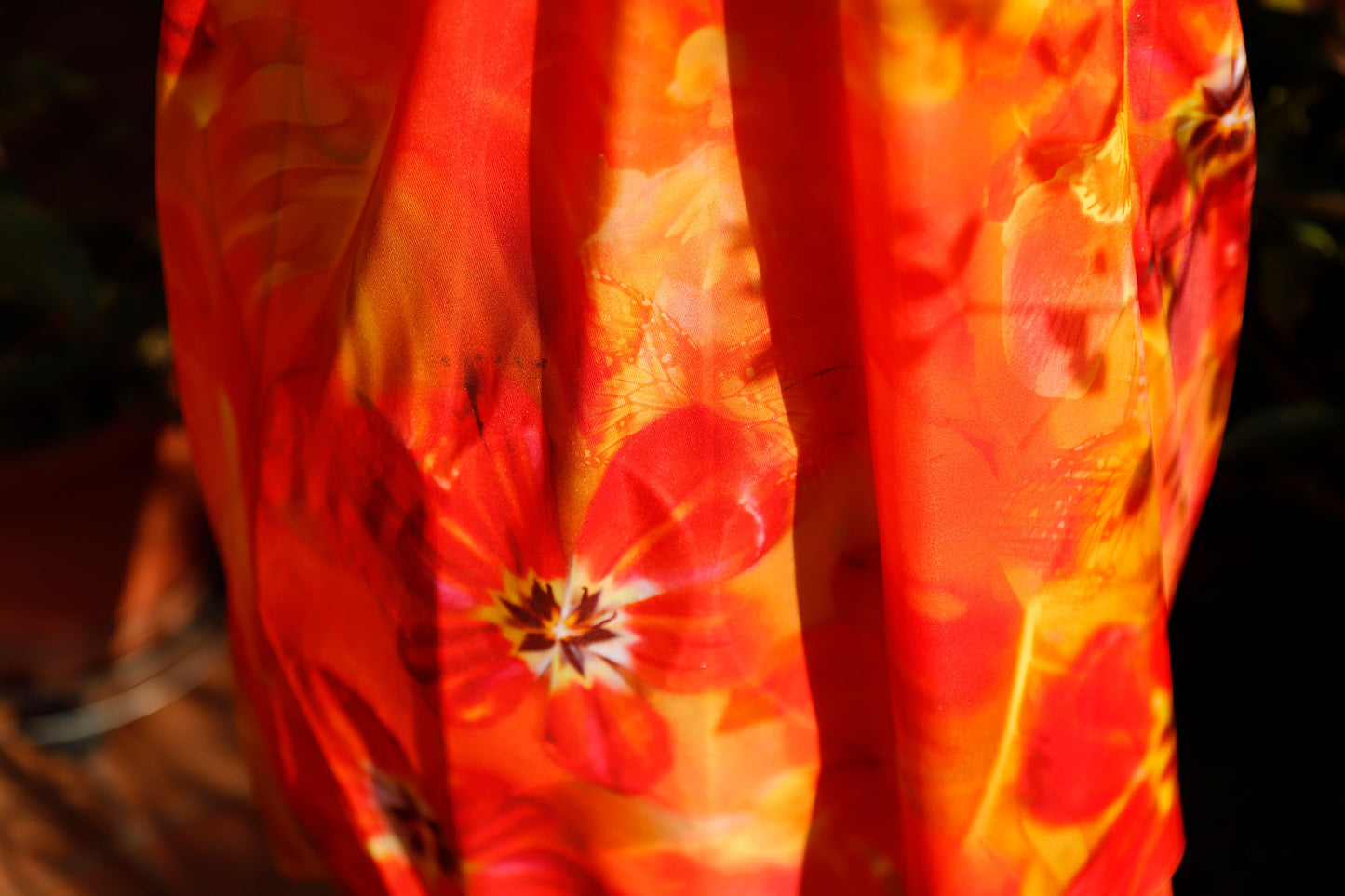 PAREO TULLE ELASTICIZZATO ARANCIONE