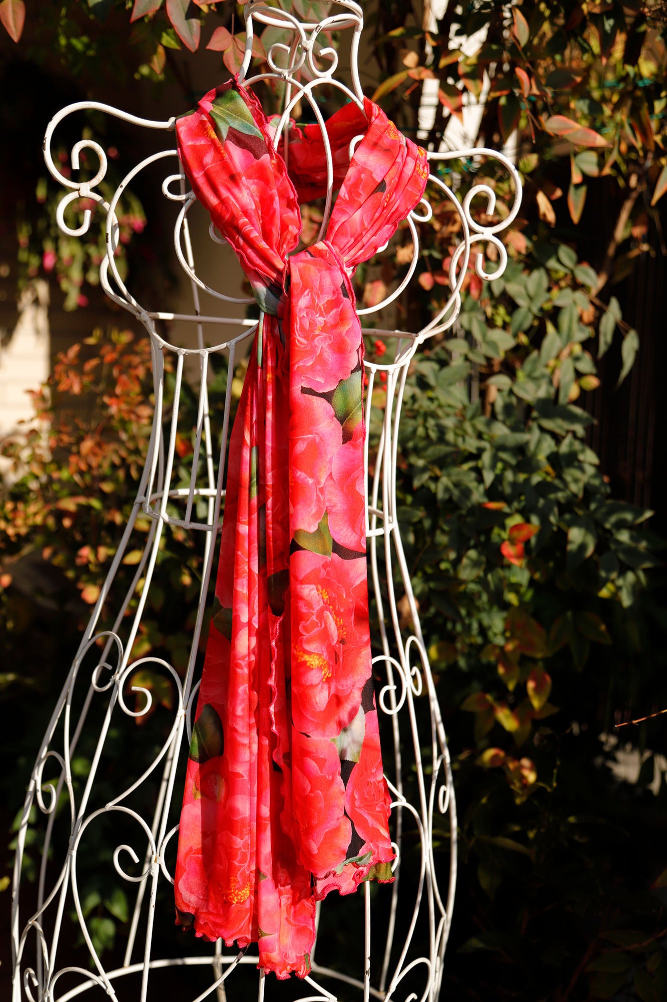 SCIARPA TULLE ELASTICIZZATO CAMELIE