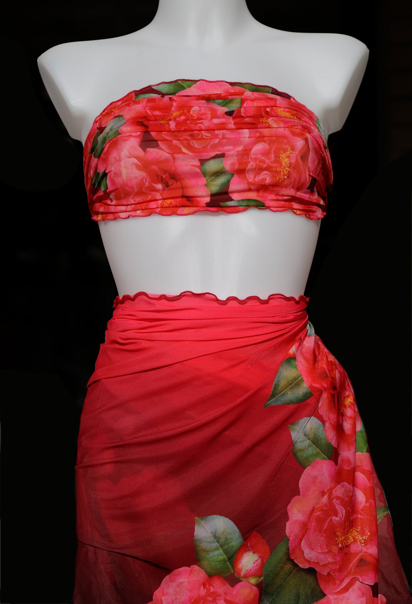 SCIARPA TULLE ELASTICIZZATO CAMELIE