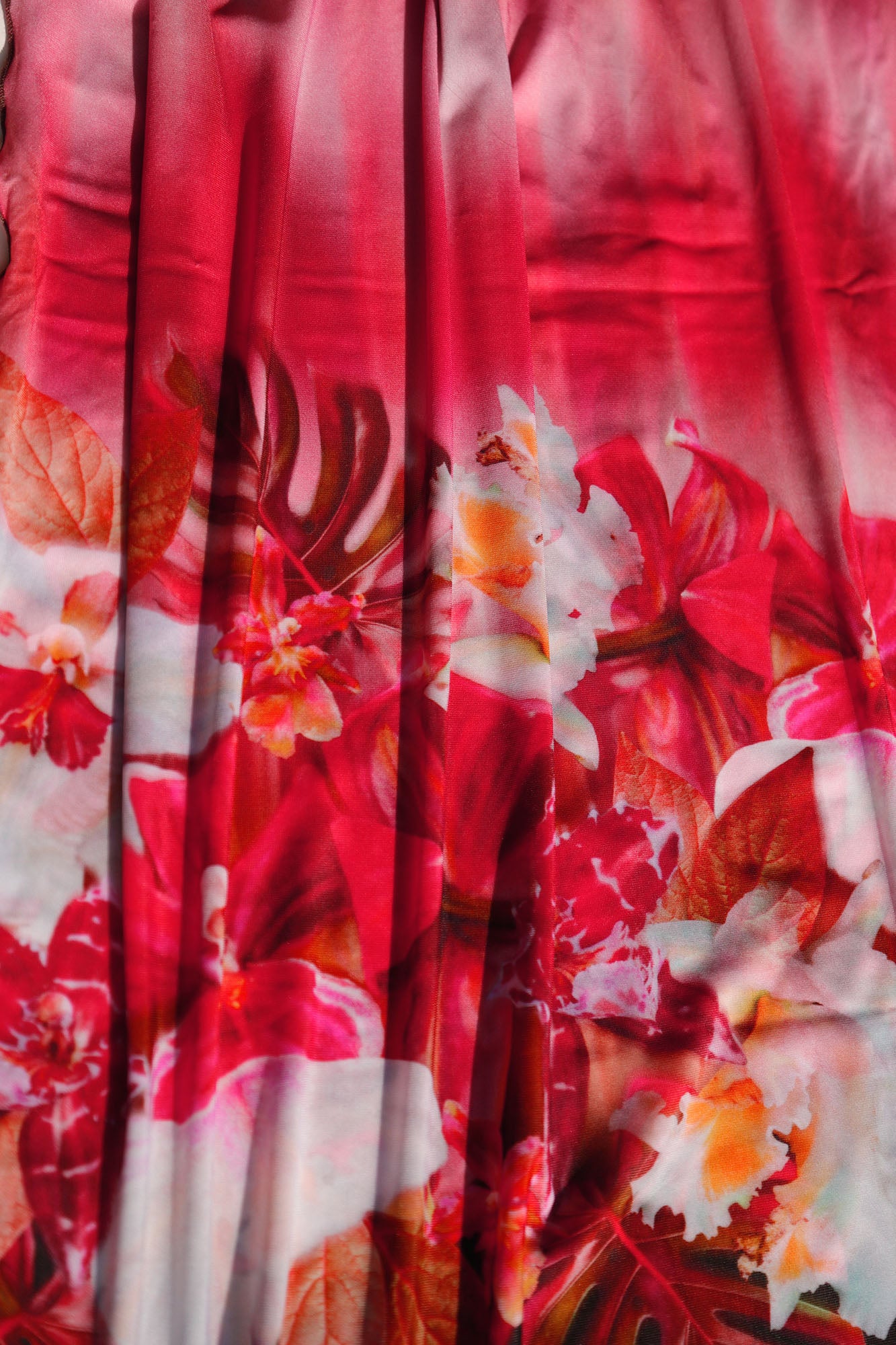 PAREO TULLE ELASTICIZZATO TROPICALE