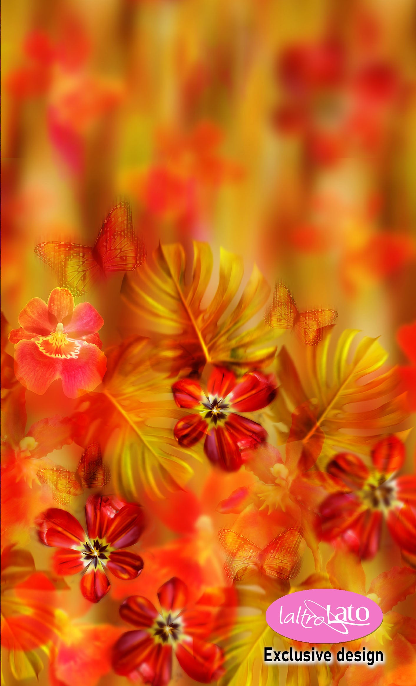 SCIARPA TULLE ELASTICIZZATO ARANCIONE