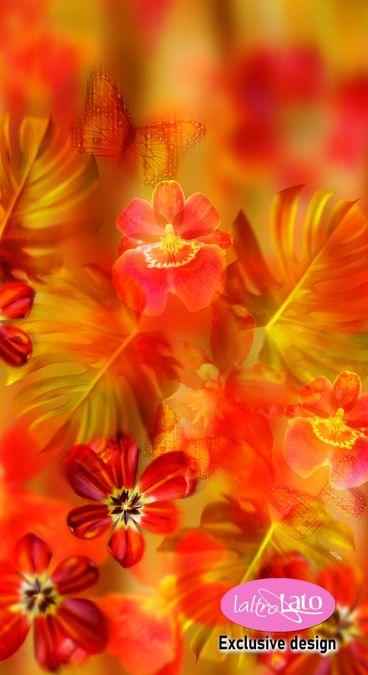 PAREO TULLE ELASTICIZZATO ARANCIONE