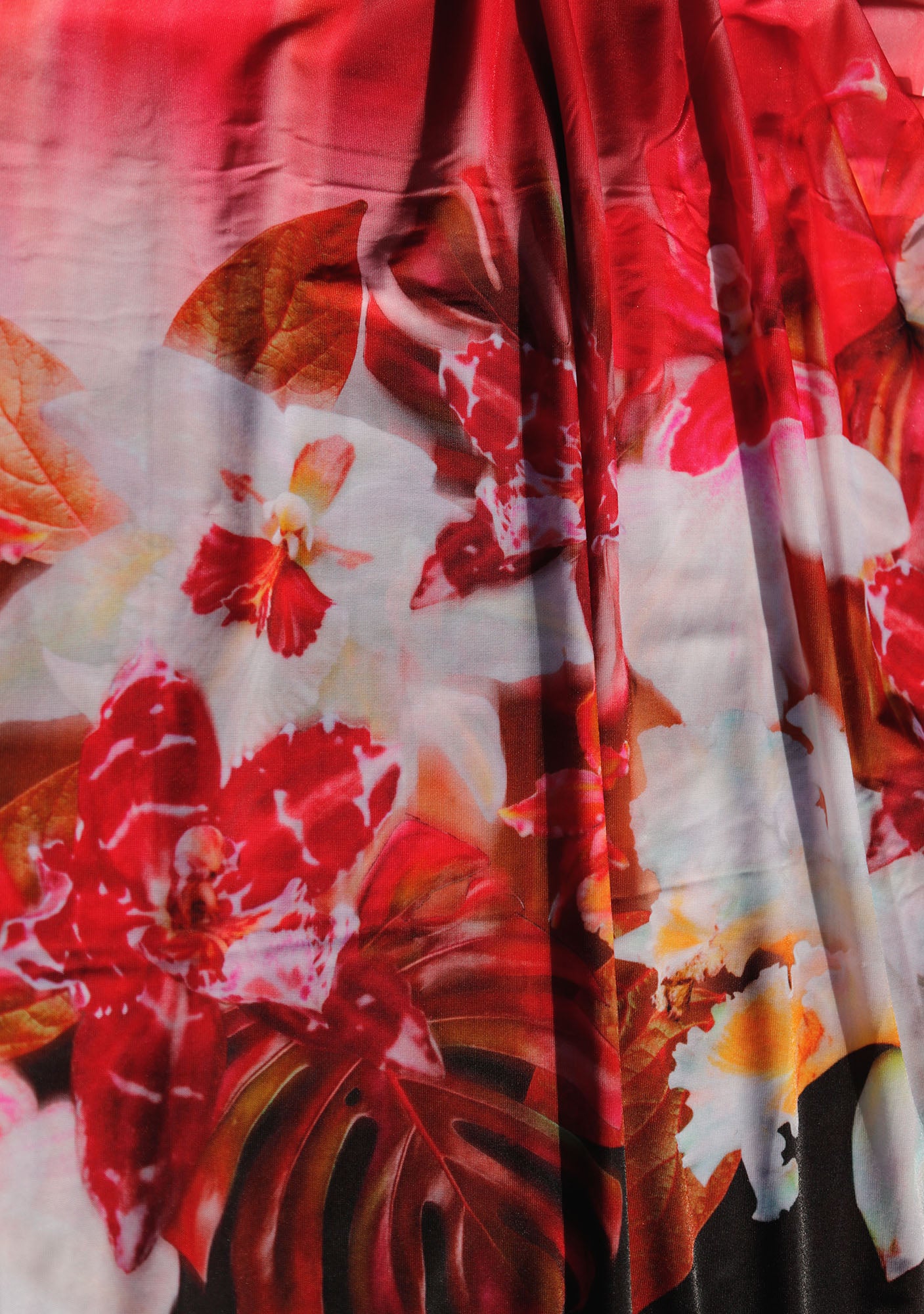 PAREO TULLE ELASTICIZZATO TROPICALE