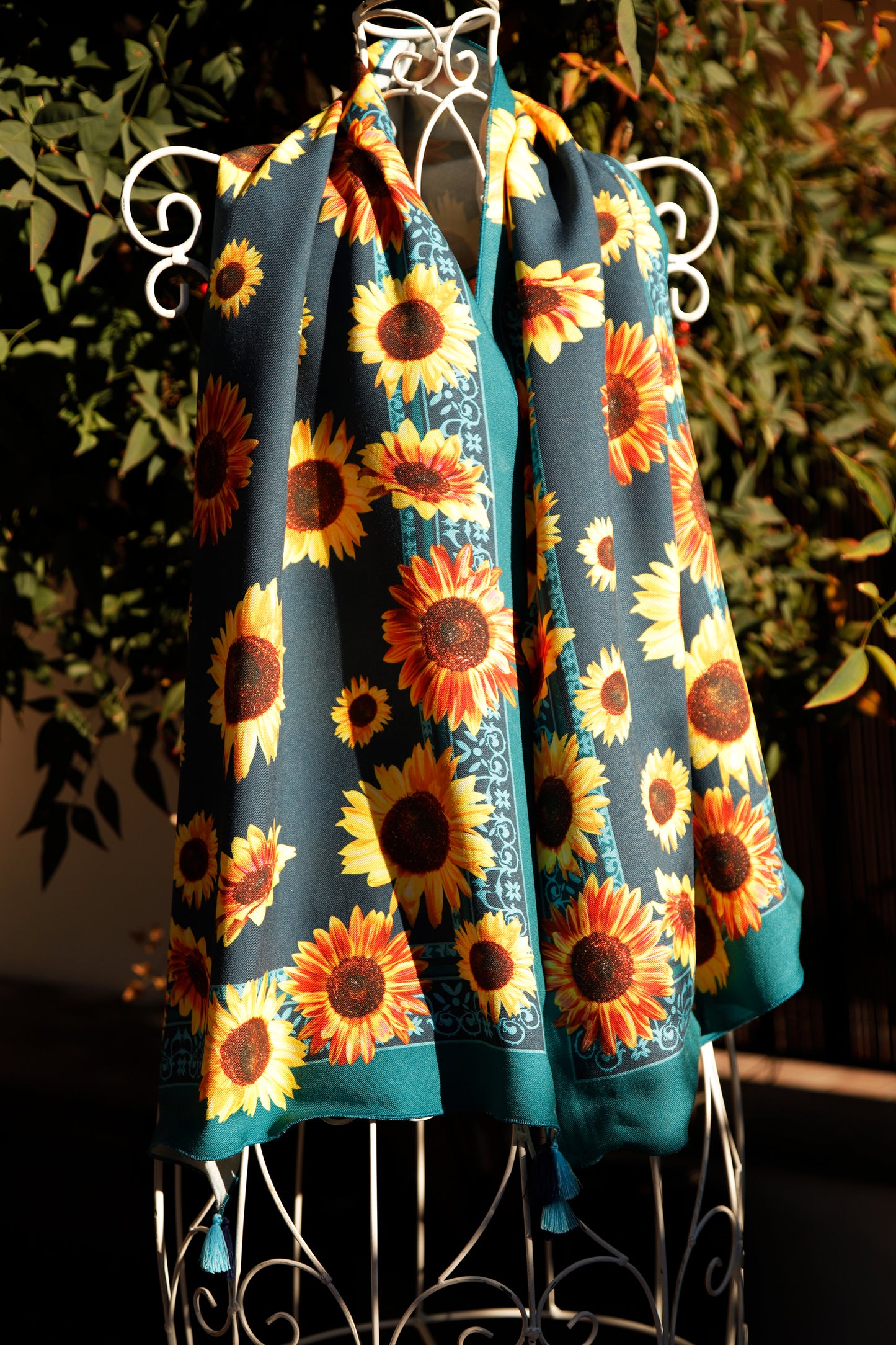 SCIARPE TWILL VISCOSA GIRASOLI