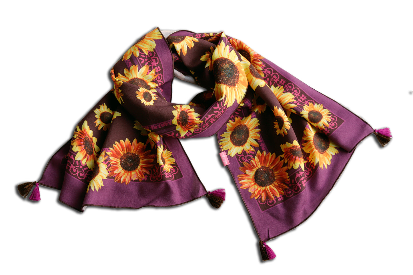 SCIARPE TWILL VISCOSA GIRASOLI