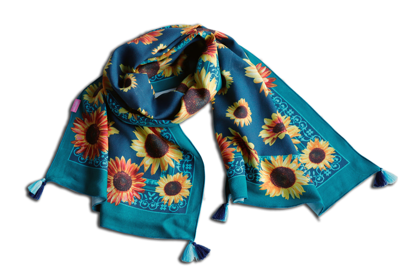 SCIARPE TWILL VISCOSA GIRASOLI