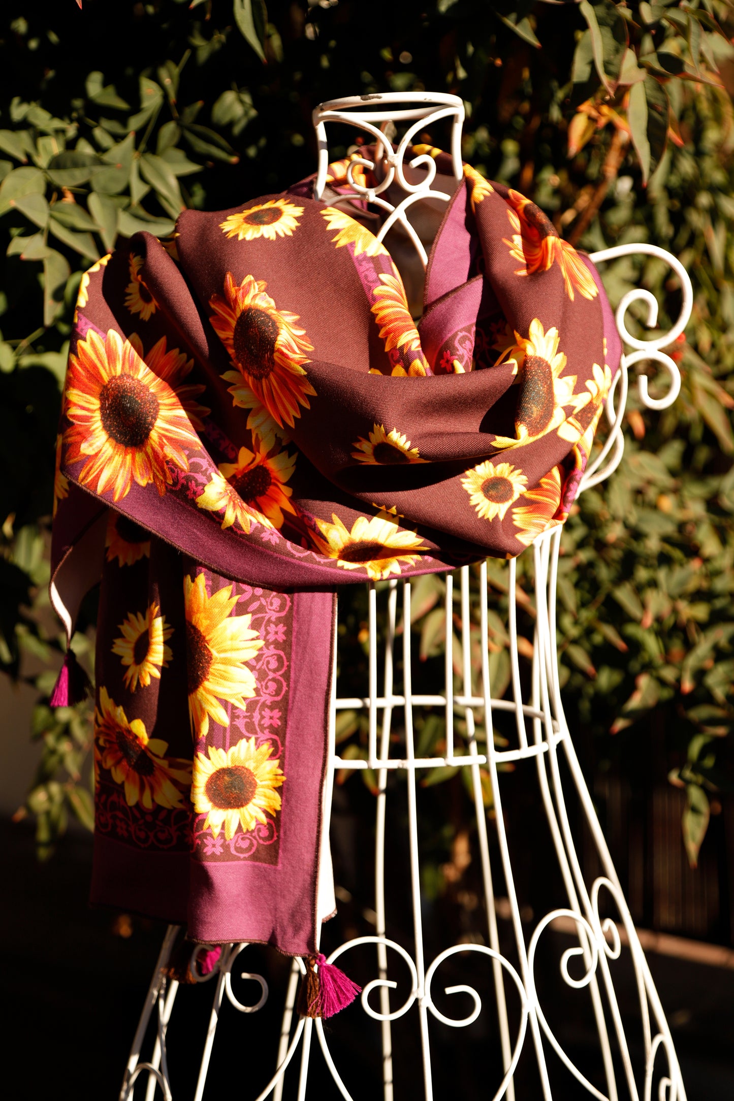 SCIARPE TWILL VISCOSA GIRASOLI