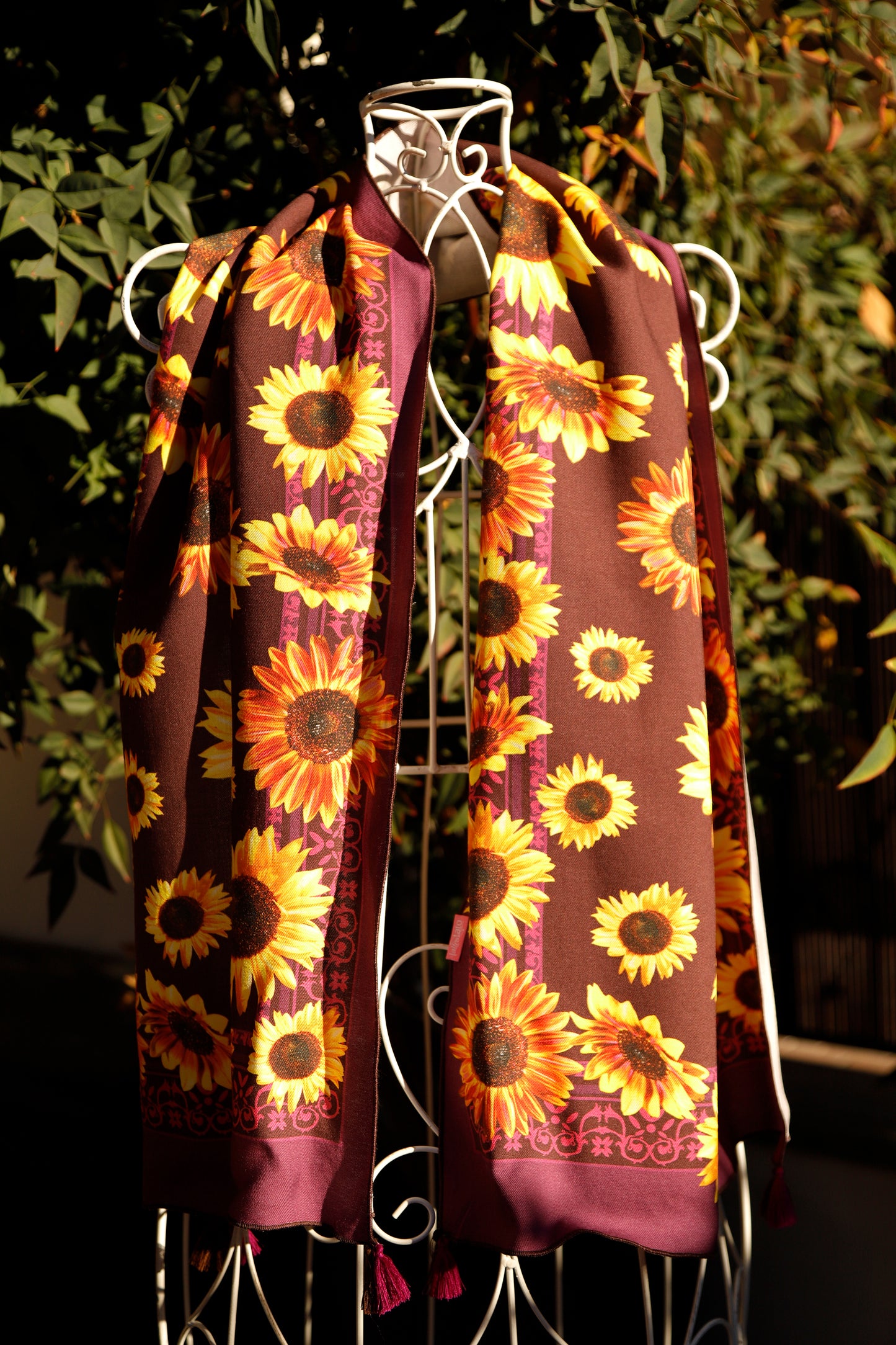 SCIARPE TWILL VISCOSA GIRASOLI