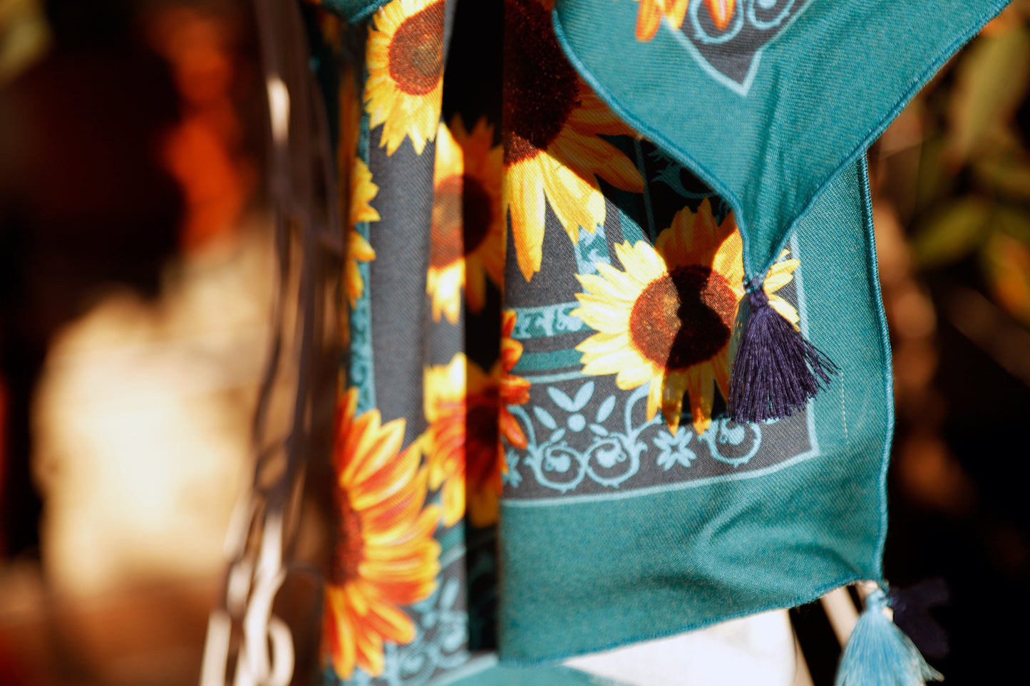 SCIARPE TWILL VISCOSA GIRASOLI